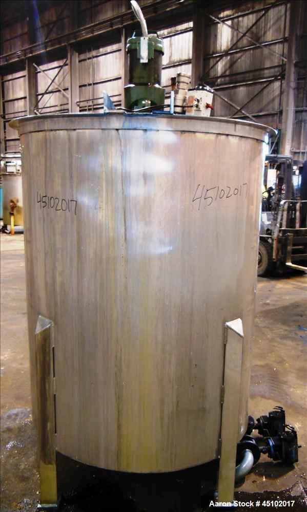Used 458 Gallon Stainless Steel Haza Mechanical Tank, Model XJ-30AM