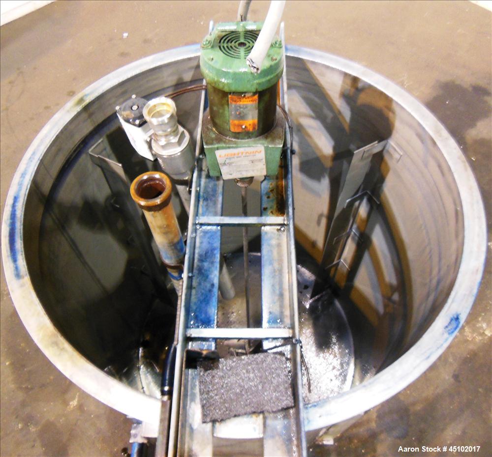 Used 458 Gallon Stainless Steel Haza Mechanical Tank, Model XJ-30AM