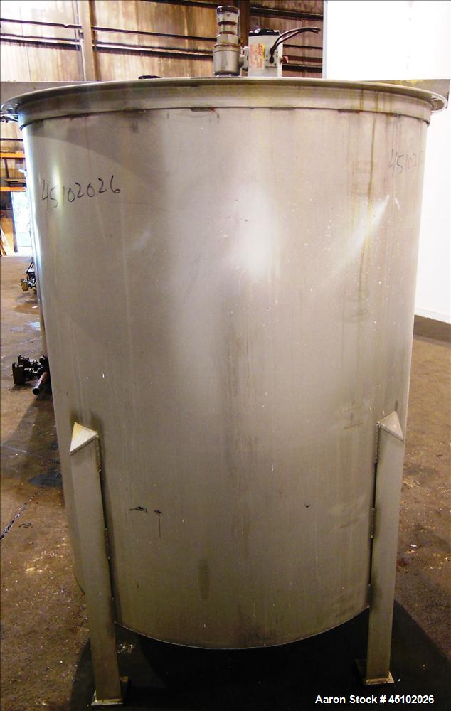 Used- 458 Gallon Stainless Steel Haza Mechanical Tank