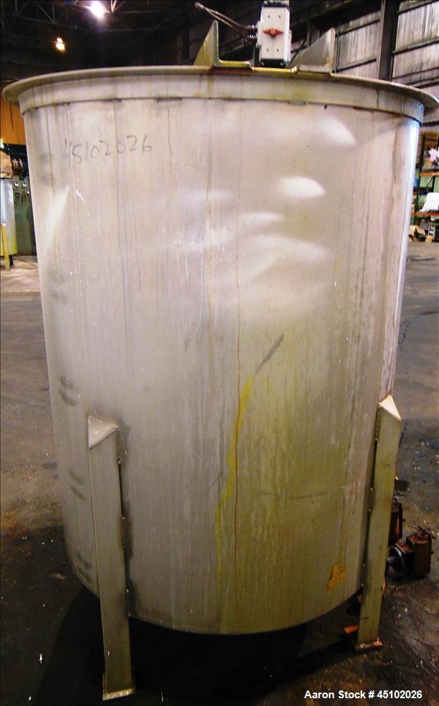 Used 458 Gallon Stainless Steel Haza Mechanical Tank