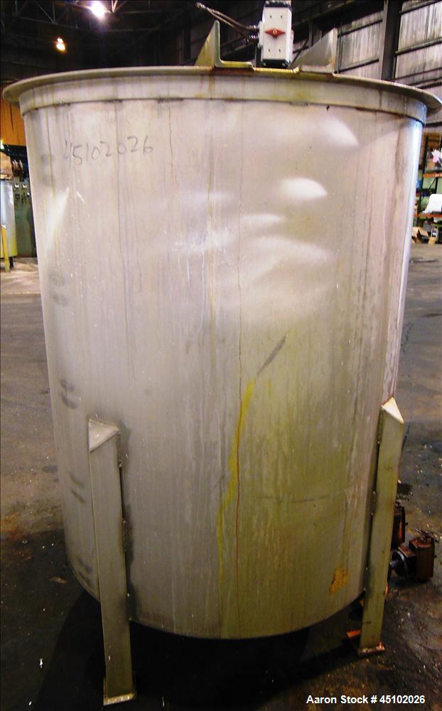 Used- 458 Gallon Stainless Steel Haza Mechanical Tank