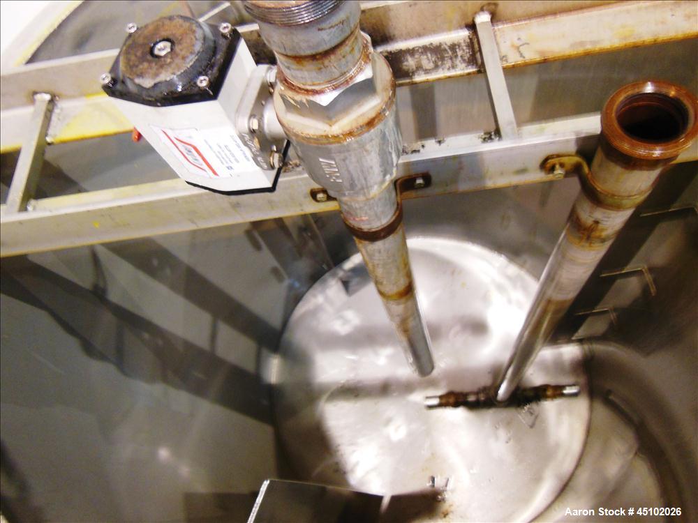 Used 458 Gallon Stainless Steel Haza Mechanical Tank