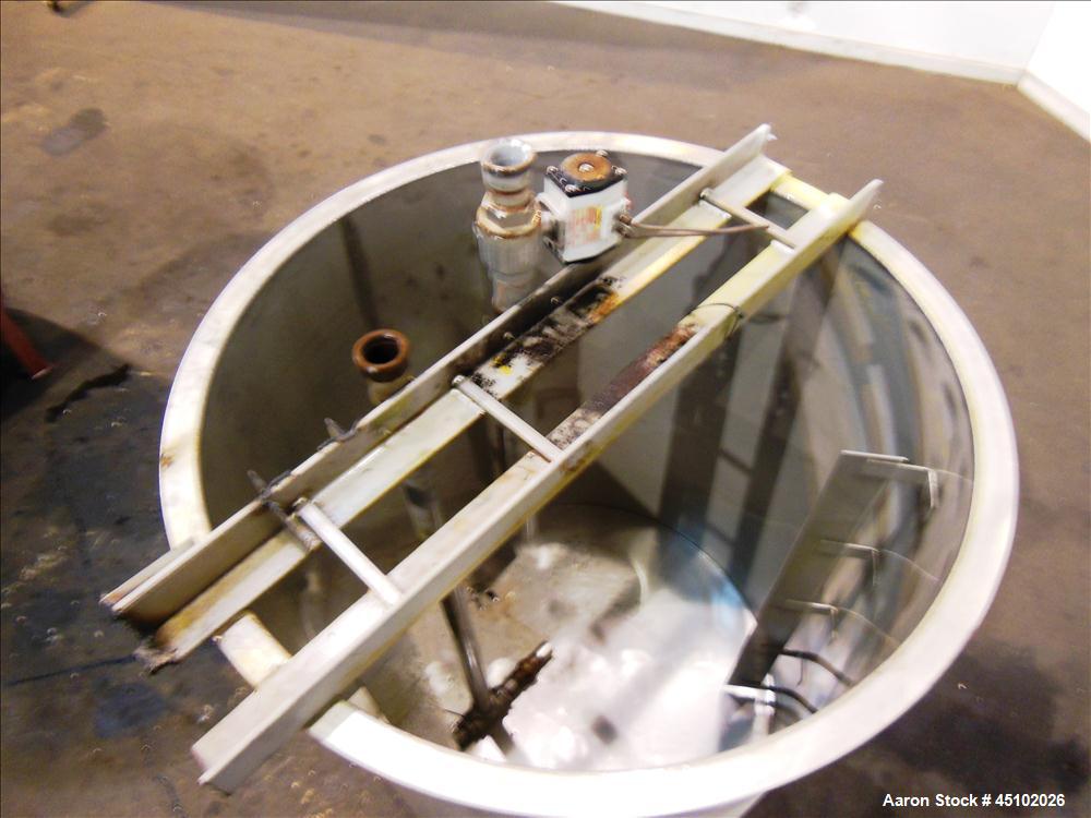 Used 458 Gallon Stainless Steel Haza Mechanical Tank