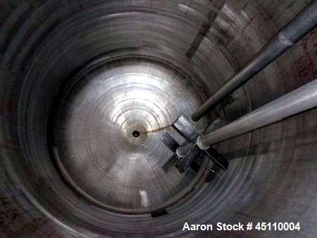 Used 1,000 Litre Stainless Steel Vertical Jacketed Mixing Vessel.