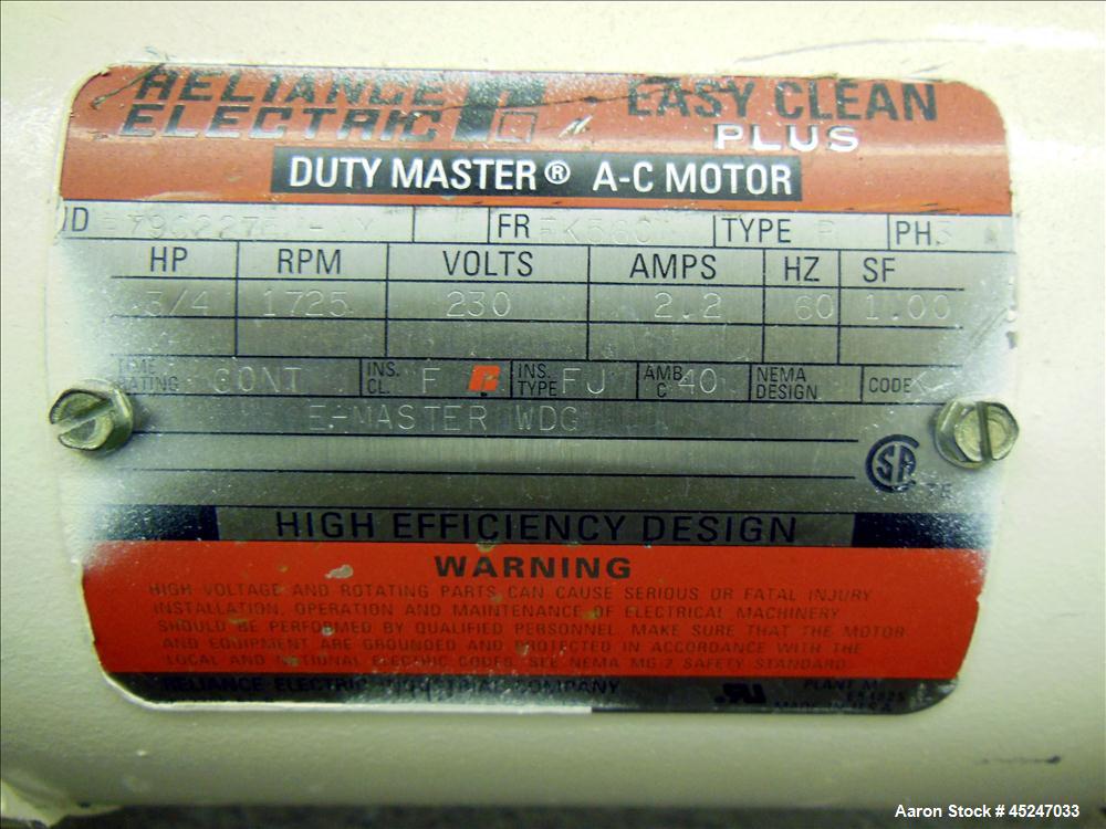Used 60 Gallon Stainless Steel MW Bulling Metal Works Tank, Model MBI610K55