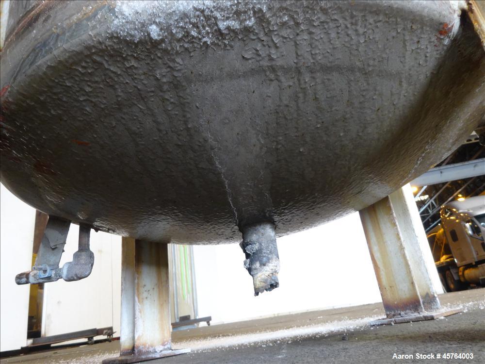 Used Tank, Approximately 230 Gallon, 304 Stainless Steel, Vertical.