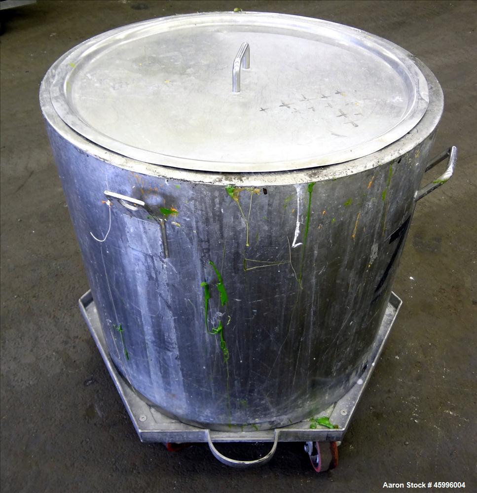 Used Tank, Approximate 60 Gallon, 304 Stainless Steel, Vertical