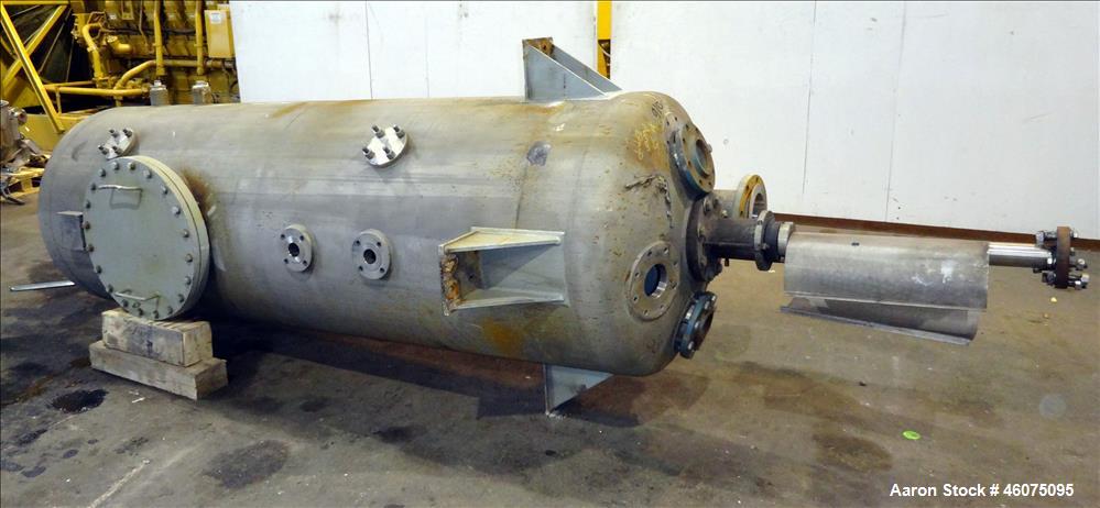 Used Agitated Tank, 425 Gallon, 304 Stainless Steel, Vertical.