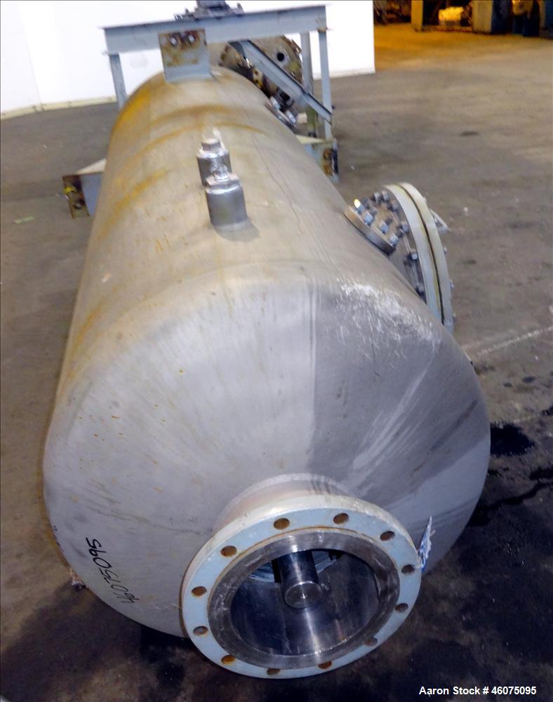 Used Agitated Tank, 425 Gallon, 304 Stainless Steel, Vertical.
