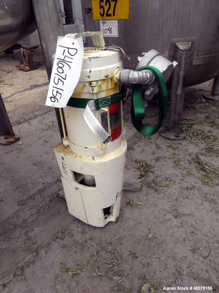 Used Tank, 275 Gallon, 316 Stainless Steel, Vertical. Approximate 42" diameter x 43" straight side, dished top & bottom. Off center top entering Lightnin agitator, model EKXJC-43, serial# 93/B35827-1...