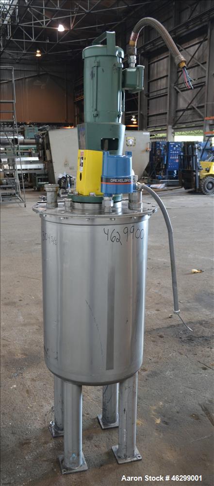 Used Approximate 40 Gallon Stainless Steel Mix Tank