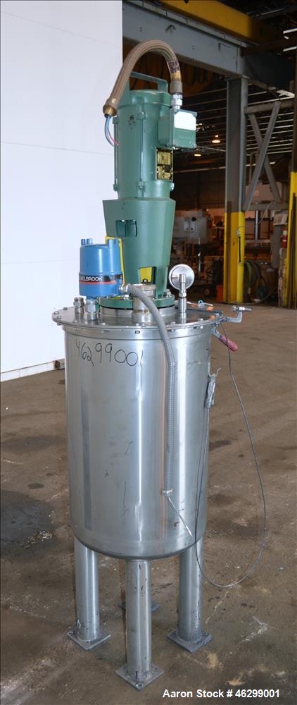 Used Approximate 40 Gallon Stainless Steel Mix Tank