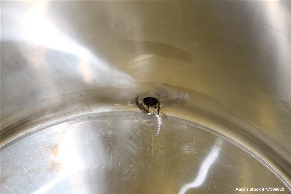 Used Tank, Approximate 75 Gallon, 316 Stainless Steel, Vertical.