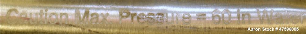 Used Tank, Approximate 75 Gallon, 316 Stainless Steel, Vertical.