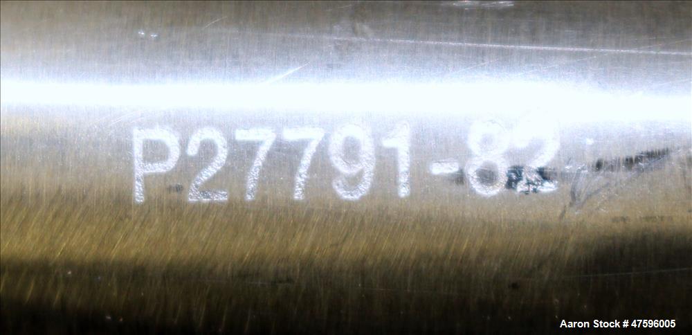 Used Tank, Approximate 75 Gallon, 316 Stainless Steel, Vertical.