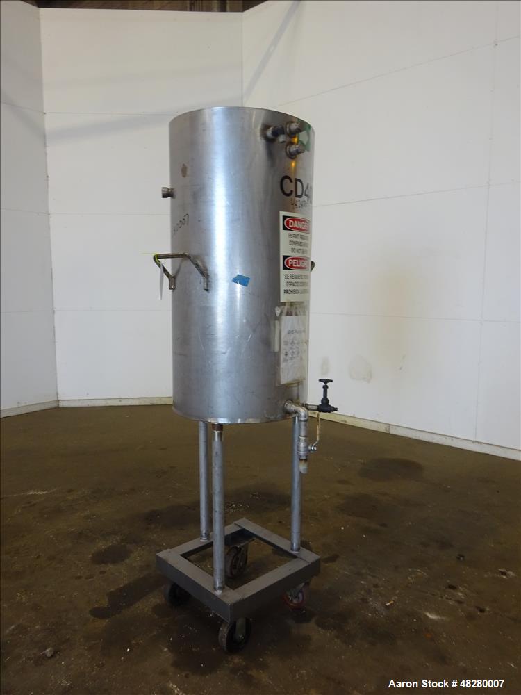 Used Tank Condensing Unit, Approximately 75 Gallon, 304 Stainless Ste