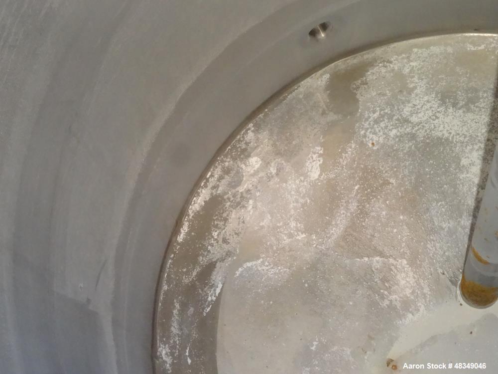 Used CIP Tank, Approximately 500 Gallons, 304 Stainless Steel, Vertical.