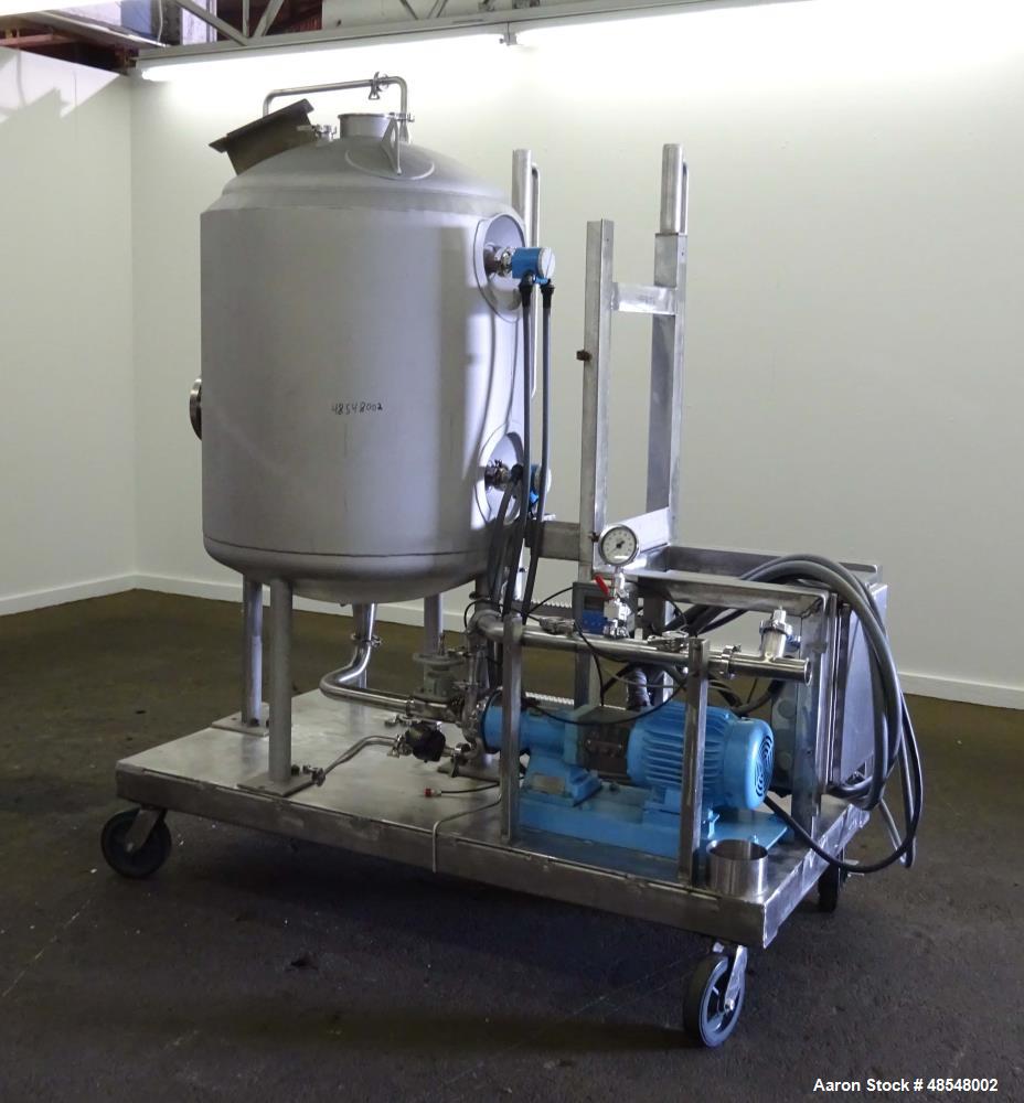 Used Portable Tank System. Consisting of approximately 150 gallon tank