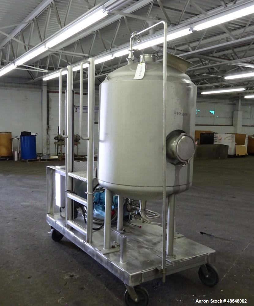 Used Portable Tank System. Consisting of approximately 150 gallon tank