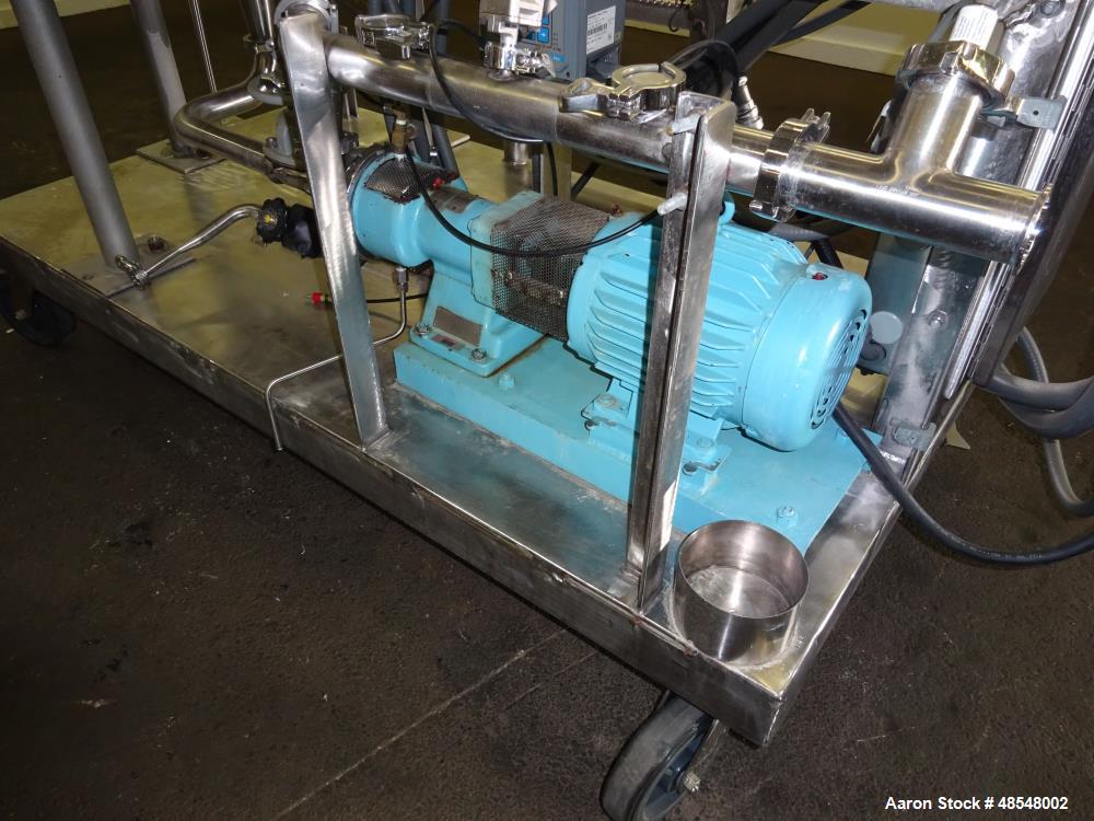 Used Portable Tank System. Consisting of approximately 150 gallon tank