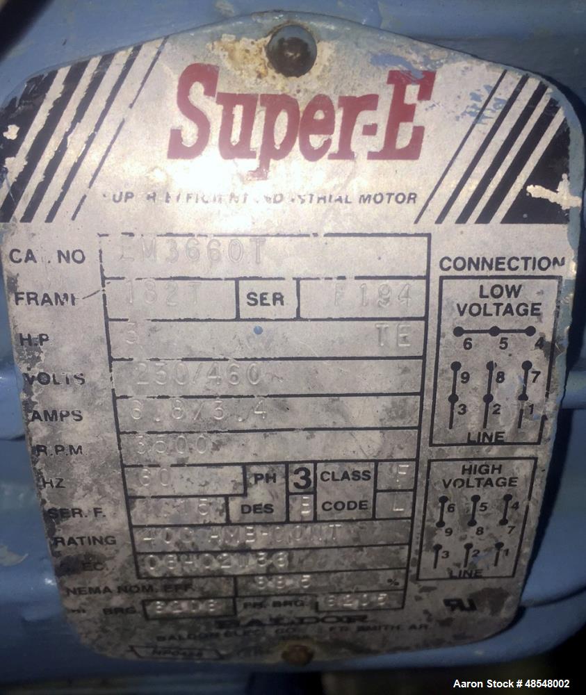 Used Portable Tank System. Consisting of approximately 150 gallon tank