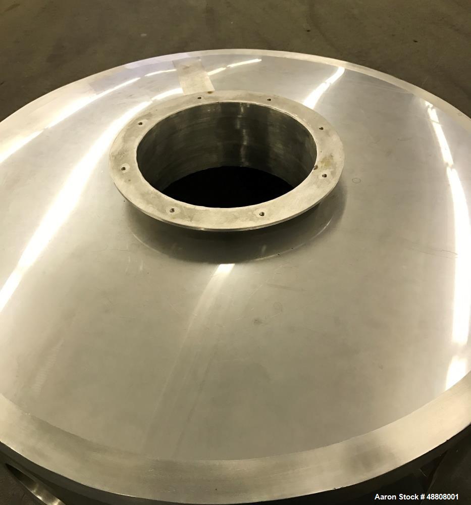 Used Tank, Approximate 100 Gallon, 304 Stainless Steel, Vertical.
