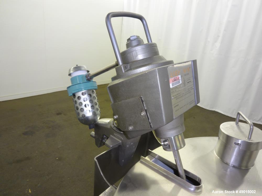 Used Stainless Steel Mix Tank, Approximately 90 gallons, 304 Stainless Steel, V