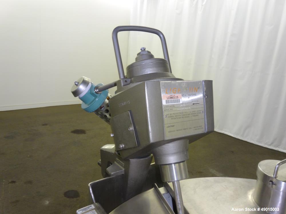 Used Stainless Steel Mix Tank, Approximately 90 gallons, 304 Stainless Steel, V
