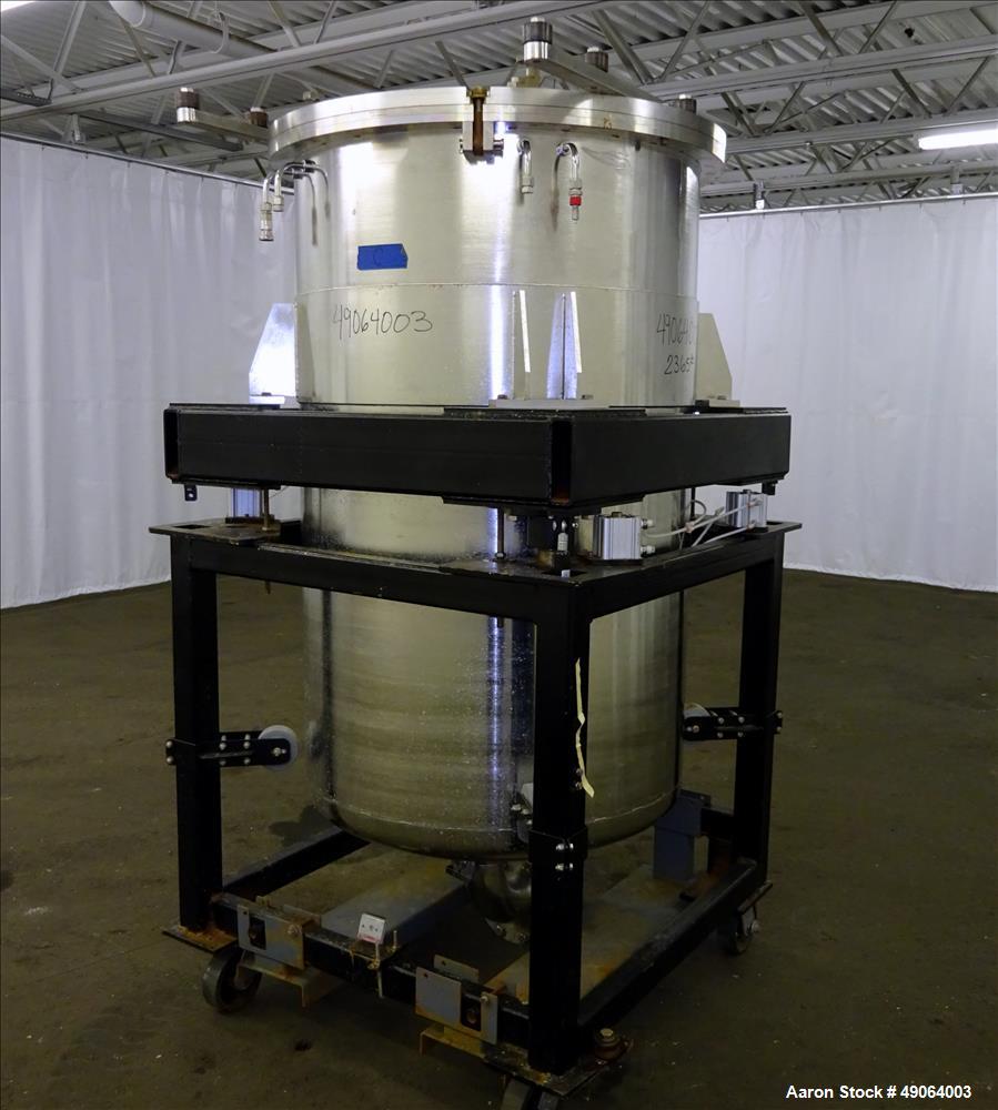 Used- Tank, Approximate 250 Gallon, 316 Stainless Steel, Vertical