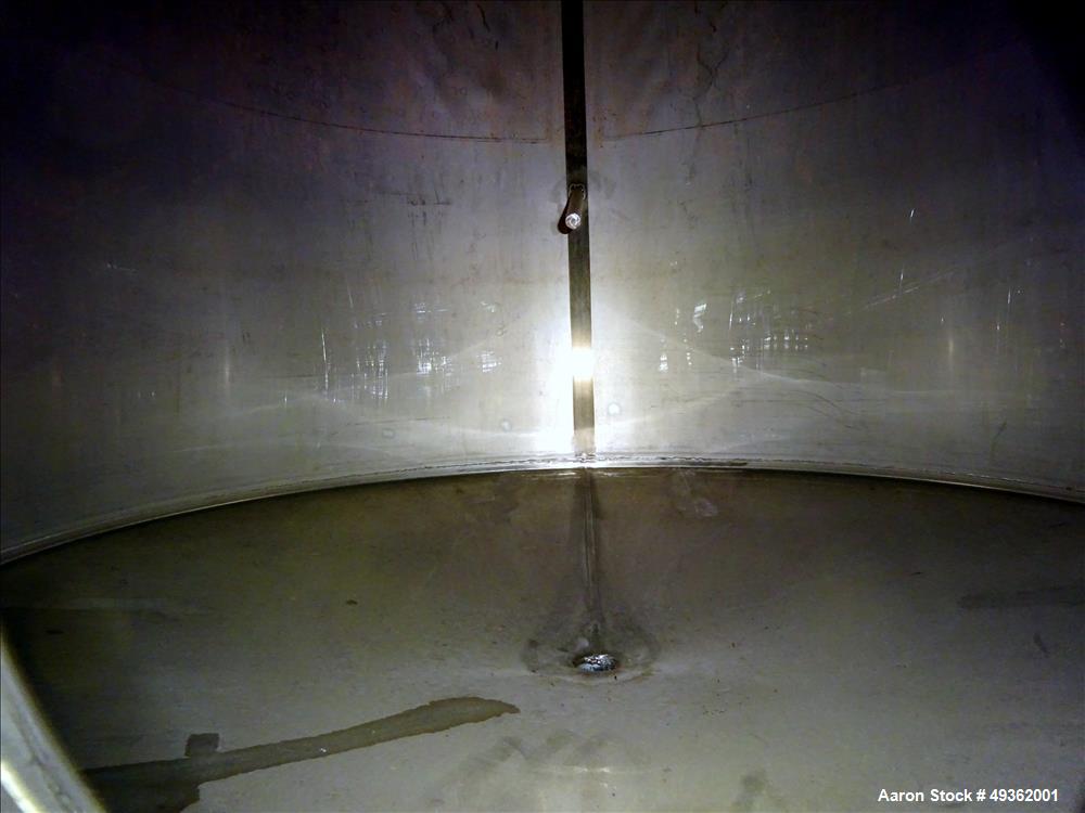 Used Marchiso Jacketed Tank, 316 Stainless Steel, Approximate 264 Gallon (1,000