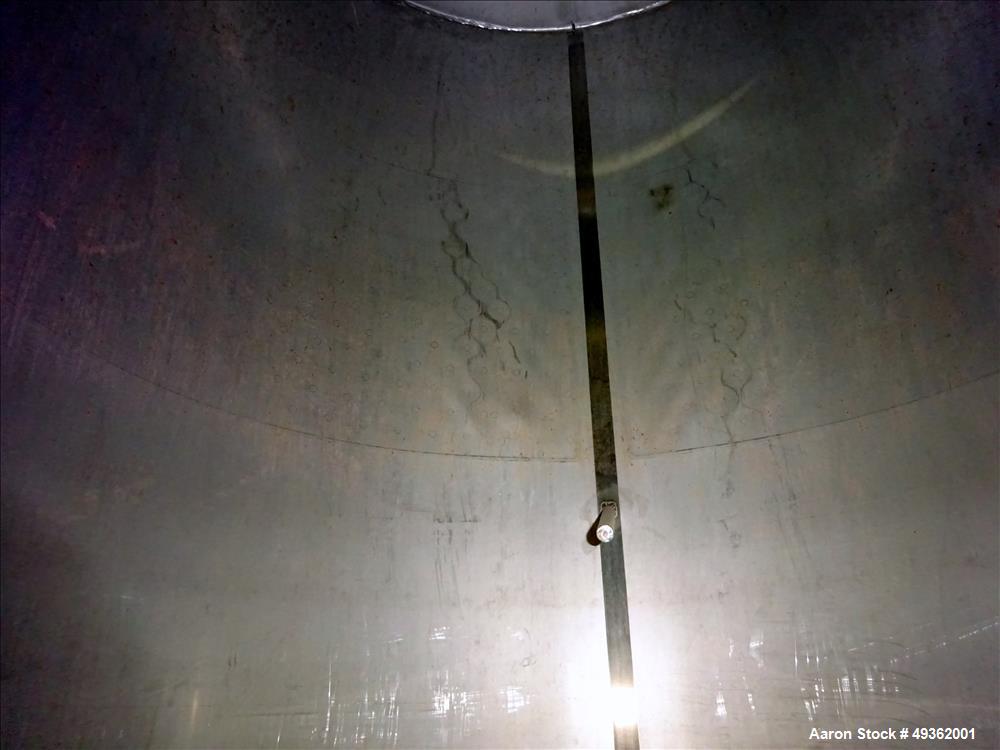 Used Marchiso Jacketed Tank, 316 Stainless Steel, Approximate 264 Gallon (1,000