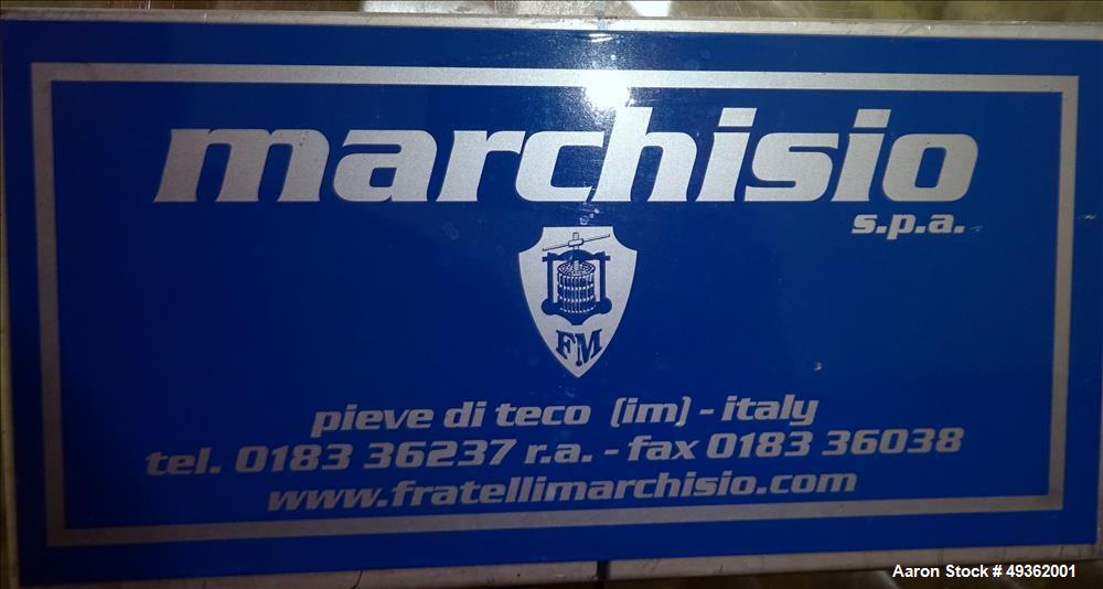 Used Marchiso Jacketed Tank, 316 Stainless Steel, Approximate 264 Gallon (1,000