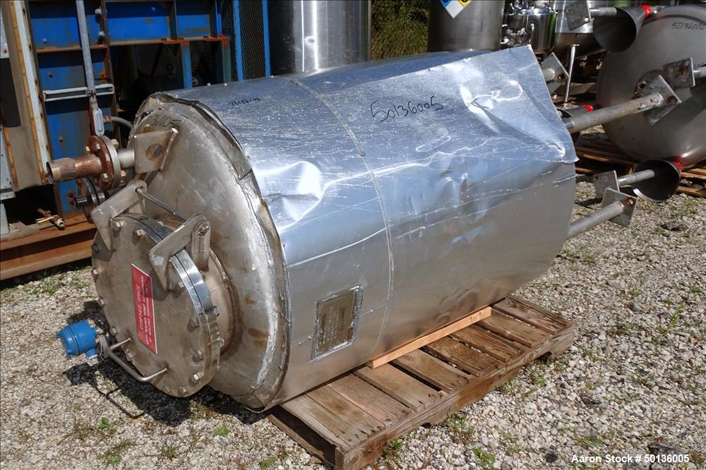 Used- Overly Inc. Pressure Tank, Approximate 200 Gallon
