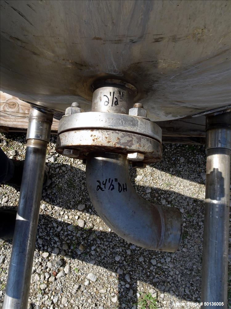 Used- Overly Inc. Pressure Tank, Approximate 200 Gallon