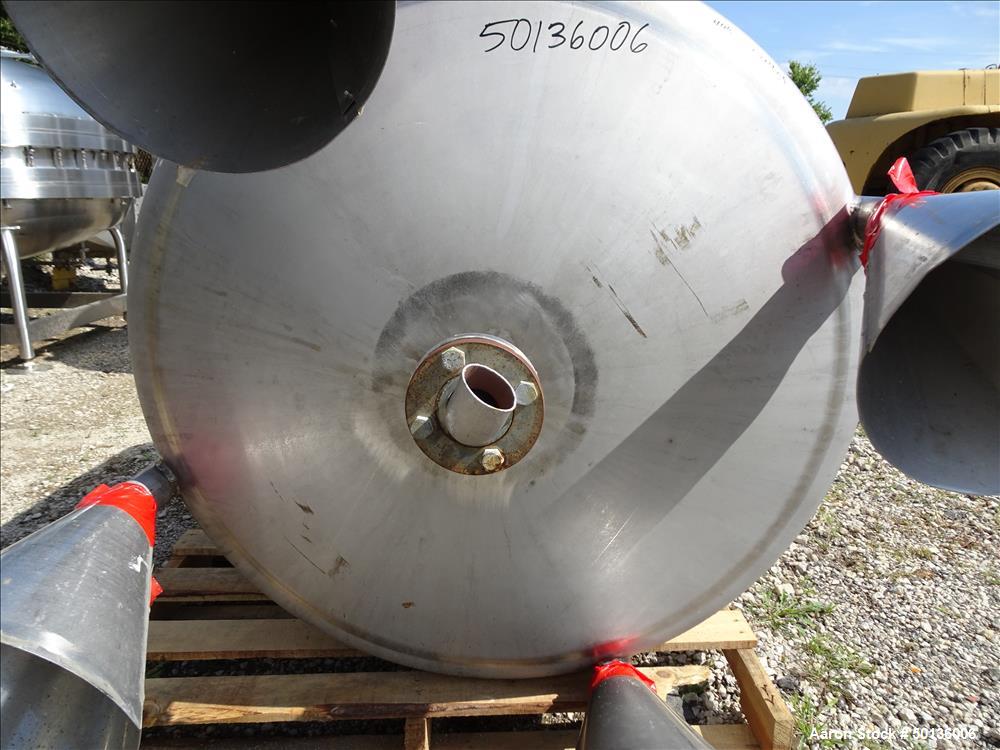 Used Four Corp. Pressure Tank, Approximate 250 Gallon, 316L Stainless Steel, Ve