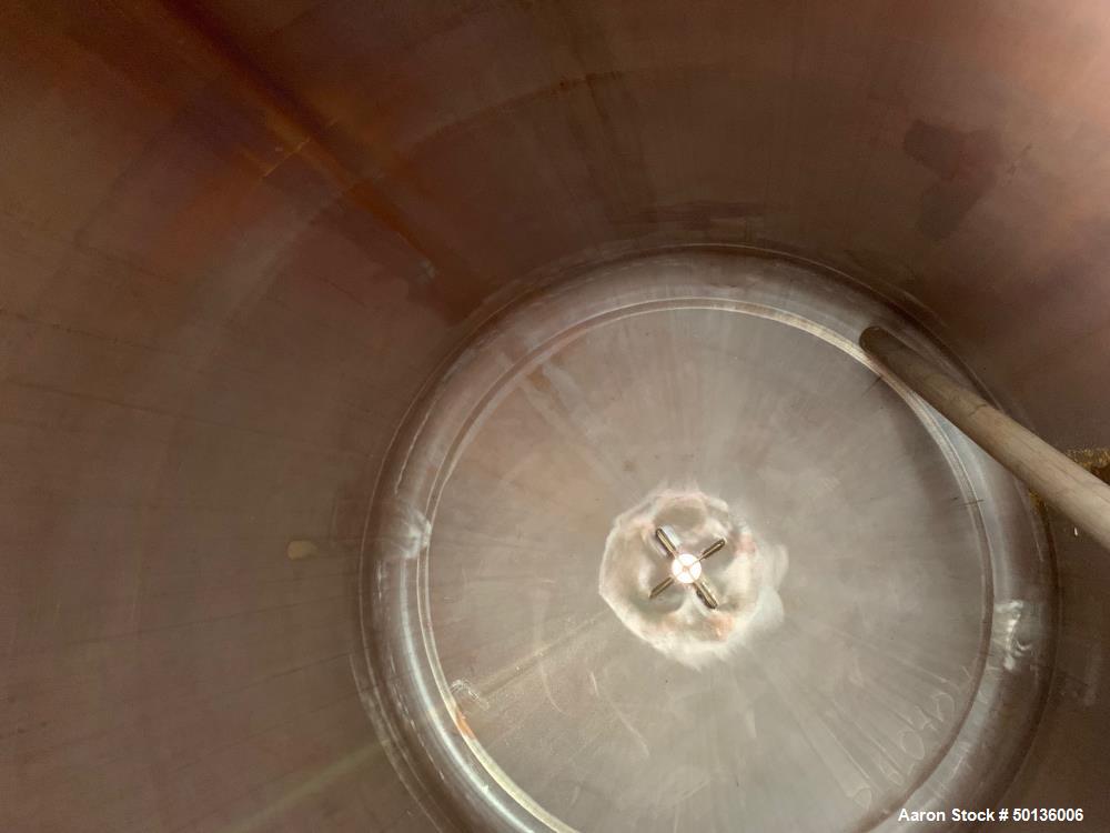 Used Four Corp. Pressure Tank, Approximate 250 Gallon, 316L Stainless Steel, Ve