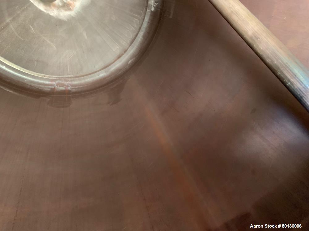 Used Four Corp. Pressure Tank, Approximate 250 Gallon, 316L Stainless Steel, Ve