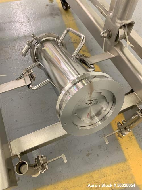 Used- Inox’ouest Pressure Mix Tank, 100 Liter, 316 Stainless Steel, Vertical.