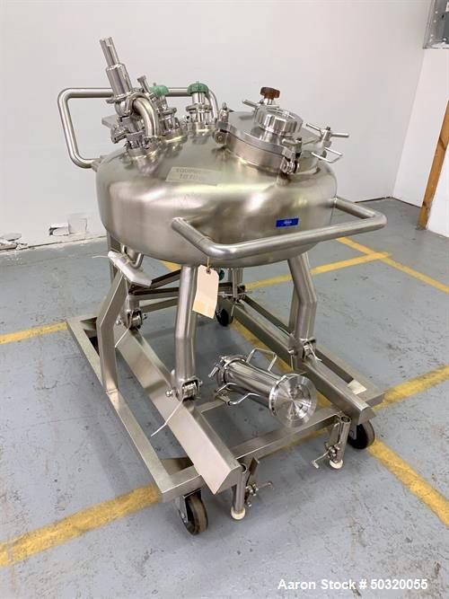 Used Inox’ouest Pressure Mix Tank, 100 Liter, 316 Stainless Steel, Vertical.