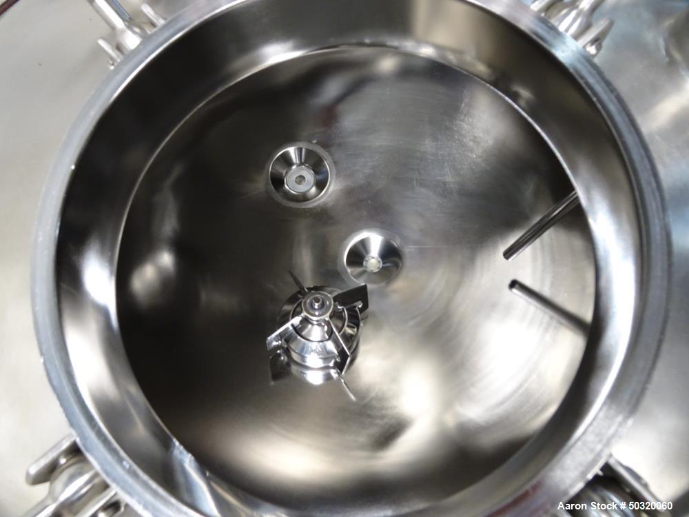 Used- Inox’ouest Pressure Mix Tank, 100 Liter, 316 Stainless Steel, Vertical.