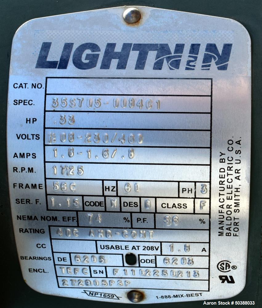 Used Andy J. Egan Tank, Approximate 100 Gallon