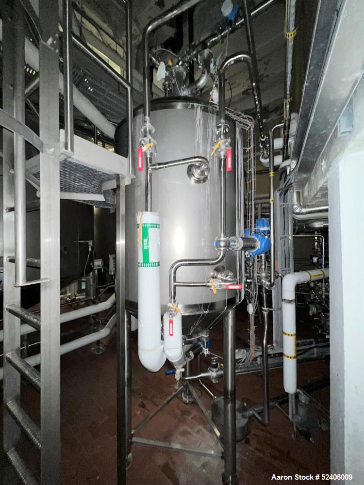 Used Berlie-Falco Jacketed Pressure Tank, Approximate 1235 Liter (326 Gallon), 3