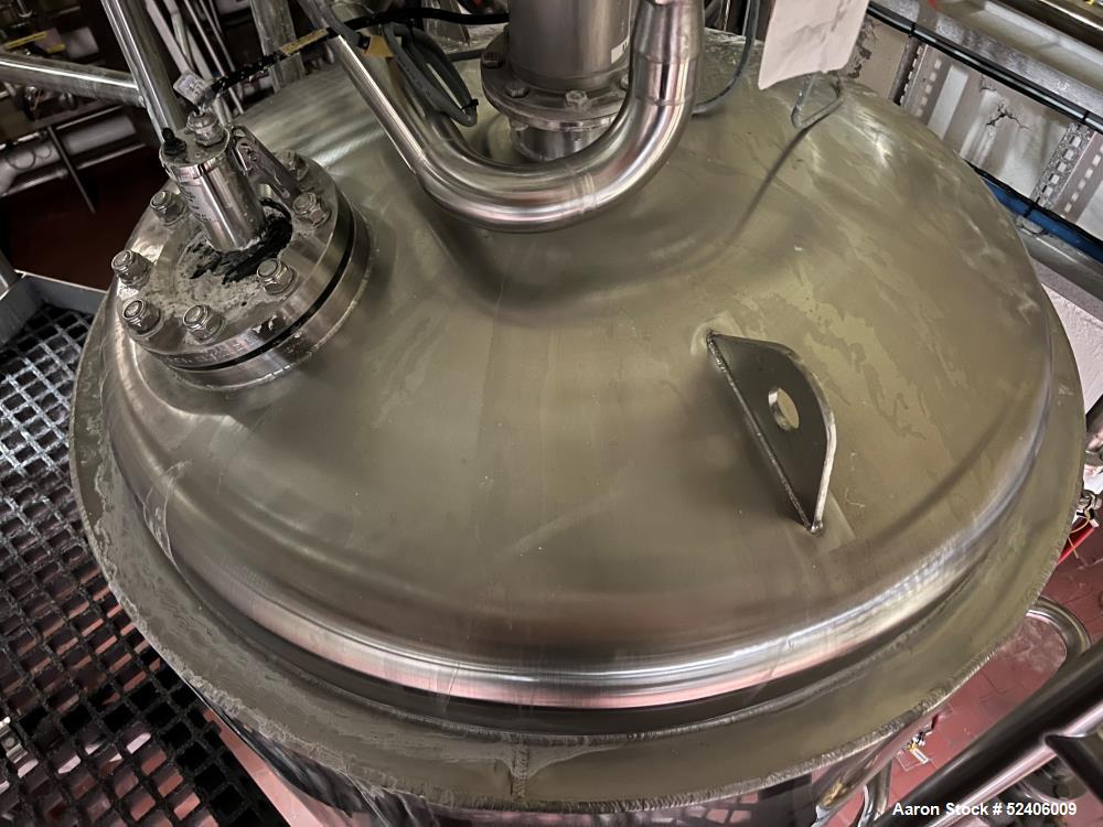 Used Berlie-Falco Jacketed Pressure Tank, Approximate 1235 Liter (326 Gallon), 3