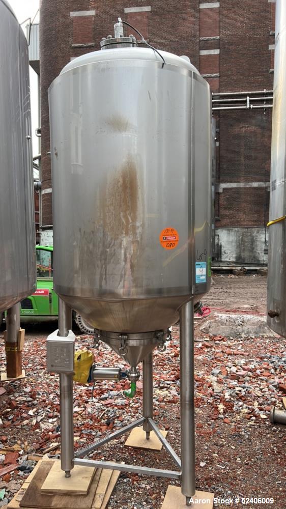 Used Berlie-Falco Jacketed Pressure Tank, Approximate 1235 Liter (326 Gallon), 3
