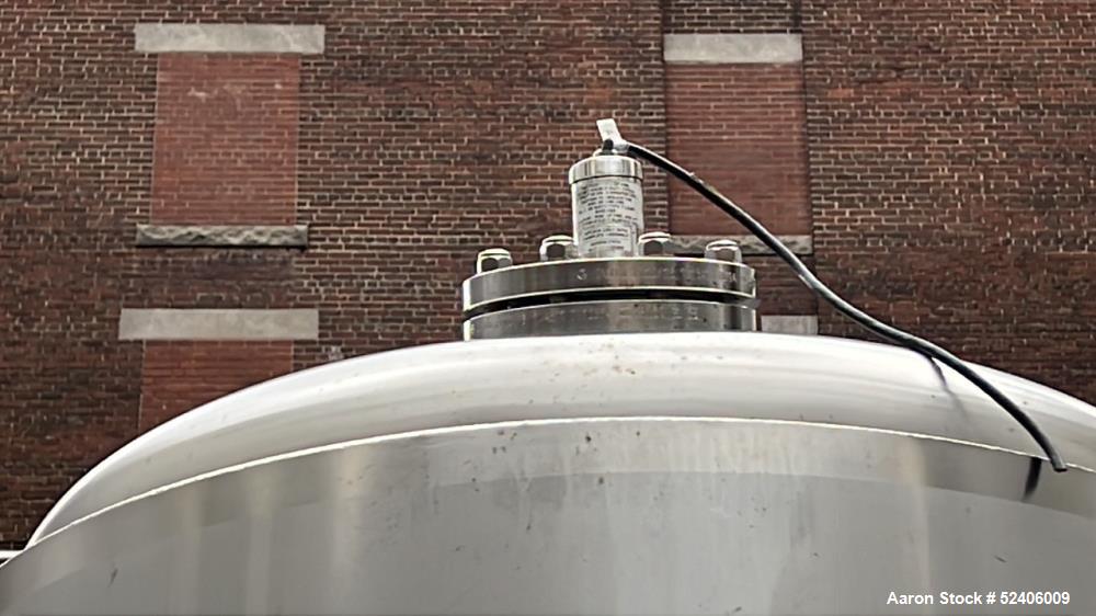 Used Berlie-Falco Jacketed Pressure Tank, Approximate 1235 Liter (326 Gallon), 3