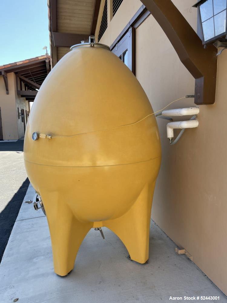 Used-Sonoma Cast Stone Egg Shaped Fermentation Tank