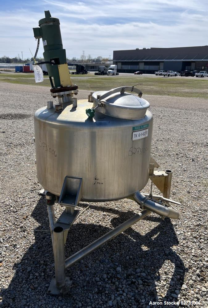 316 Stainless Steel Agitated 150 Gallon Tank