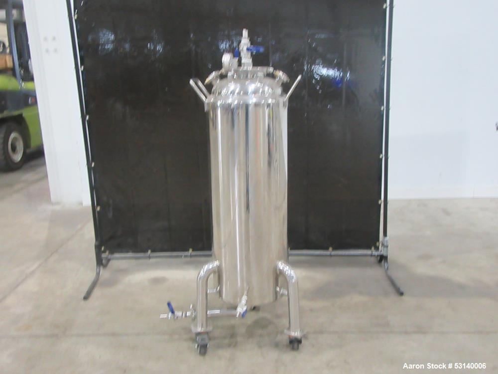 Lot of (2) Used USA Lab 100LB Jacketed Tanks – 304 Stainless Steel, 60L Capacity