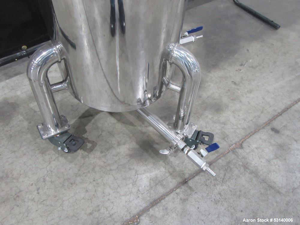 Lot of (2) Used USA Lab 100LB Jacketed Tanks – 304 Stainless Steel, 60L Capacity