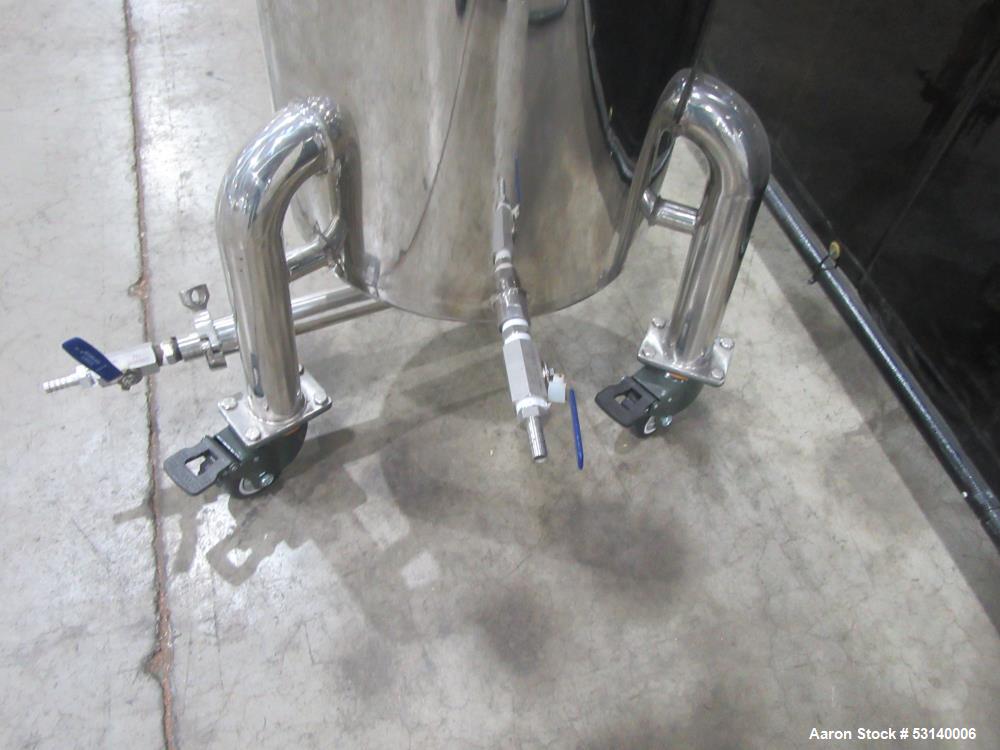 Lot of (2) Used USA Lab 100LB Jacketed Tanks – 304 Stainless Steel, 60L Capacity